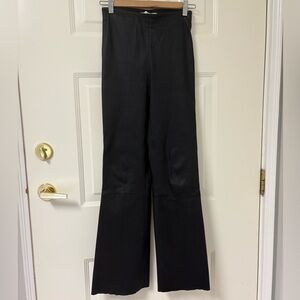 Women's Chic Leather Bootcut Pants from Day Birger Mikkelsen of Copenhagen